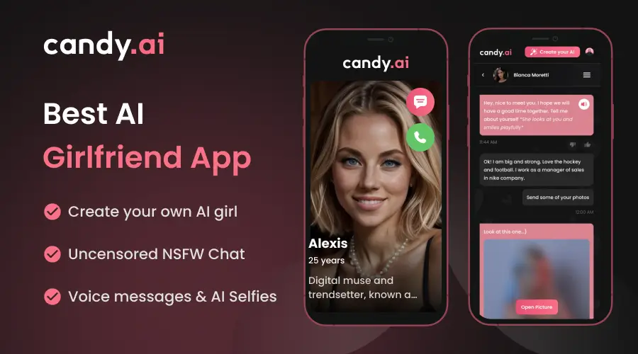 Beste AI-vriendin app - Candy.ai